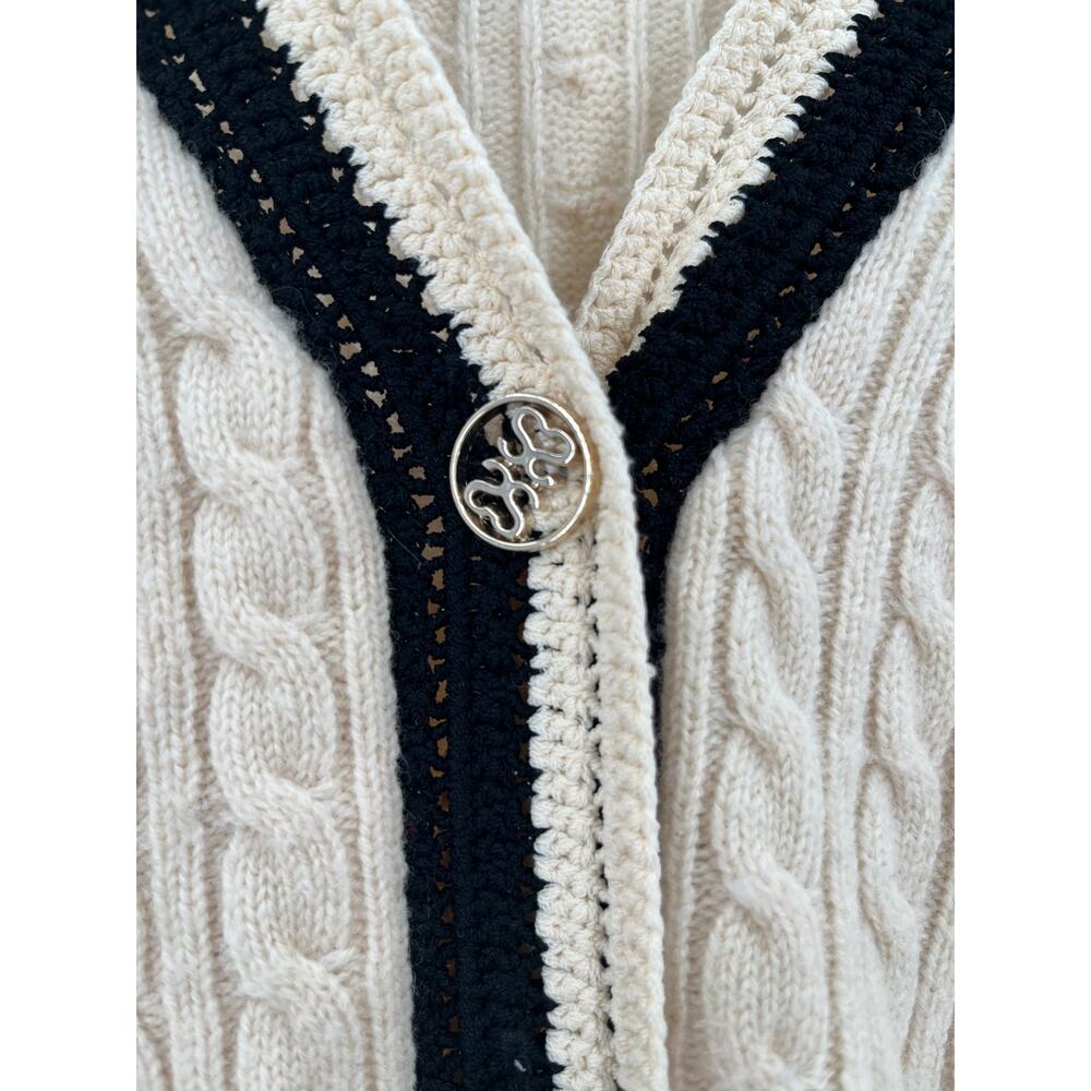 Sandro Mercredi Cable Knit Cardigan - Picture 4 of 7